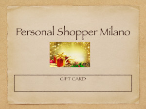 GIFT CARD NATALE PERSONAL SHOPPER